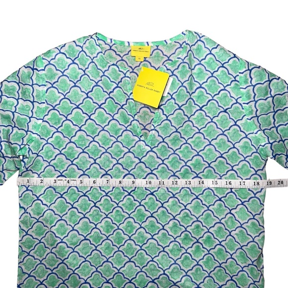 Roberta Roller Rabbit Women’s V Neck Tunic Shirt‎ NWT XS - Picture 7 of 9